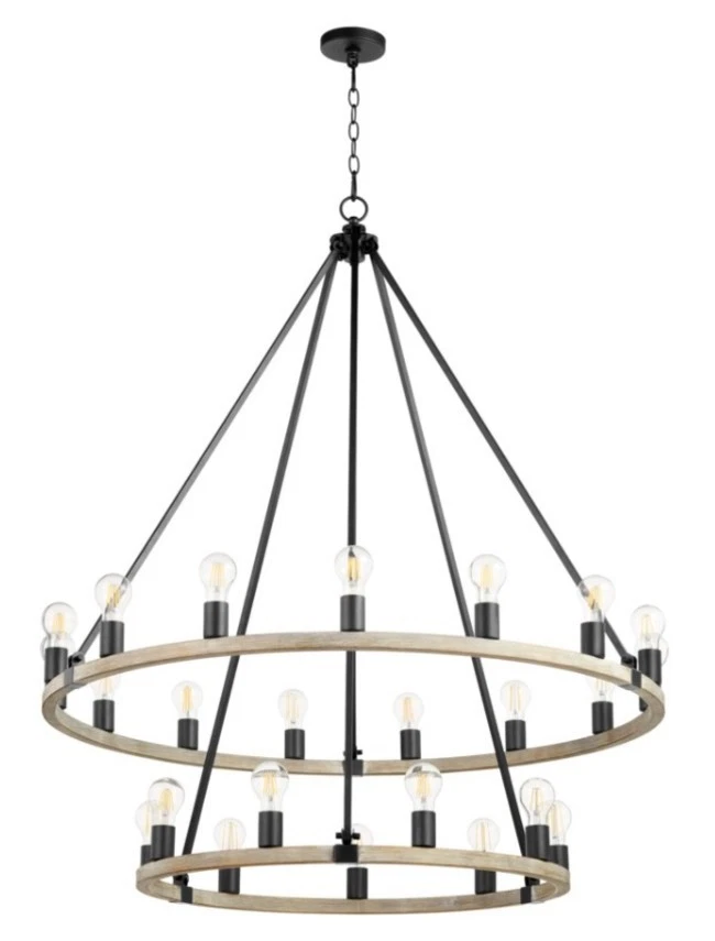 Quorum International 64-24-41 Paxton 24 светло-черный переходный - черный - Изображение 1 из 1