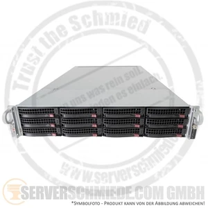 Supermicro CSE-829U X10DRU-i+ 19" 2U 12x 3,5" LFF 2x Intel XEON E5-2600 v3 v4 DD - Bild 1 von 8