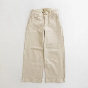 Democracy Womens Wide Leg Crop Pants Beige Size 2 Ab Solution Technology Beige - Picture 1 of 10