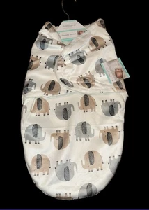 Baby Gear Elephants Swaddle New With Tag 3-6 Months - Picture 1 of 8