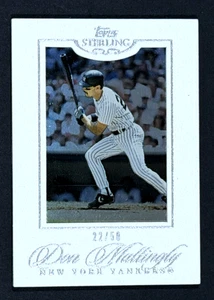 2006 TOPPS STERLING DON MATTINGLY WHITE SUEDE 22/50 - Picture 1 of 2