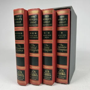 The World's Greatest Thinkers 1947 4 Book Box Set  Hardcover Random House - Bild 1 von 12