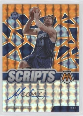 2020-21 Panini Mosaic Scripts Orange Prizm Mehmet Okur #SC-MOK Auto - Image 1 of 2