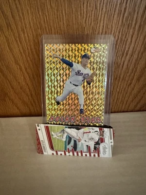 1993 Pacific 27 Anos Inserção de Prisma de Ouro 6º No-Hit Nolan Ryan #13 de 20 - Imagem 1 de 2