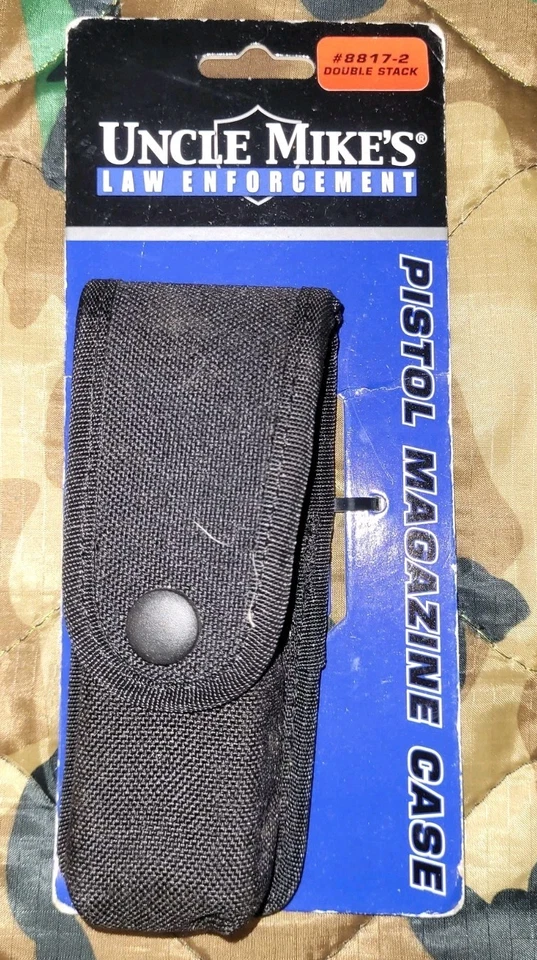Uncle Mikes Pistol Magazine Case Black Nylon Double Stack - Image 1 of 4