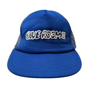 Blue Room II Vintage Snapback Mesh Trucker Hat Cap Westover WV West Virginia Bar - Picture 1 of 10