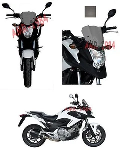 CUPOLINO BISATINATO GEN-X SPORT HONDA NC 700 X 2011 2013 SCHWARZ DARK HX143XDX - Bild 1 von 1