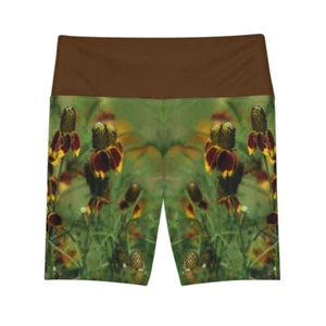Women's Wildflower Workout Shorts - Picture 1 of 46