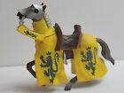 Rare Blue Box Medieval Kings Horse Knight Yellow Green Dragon Crown Armor	  A1