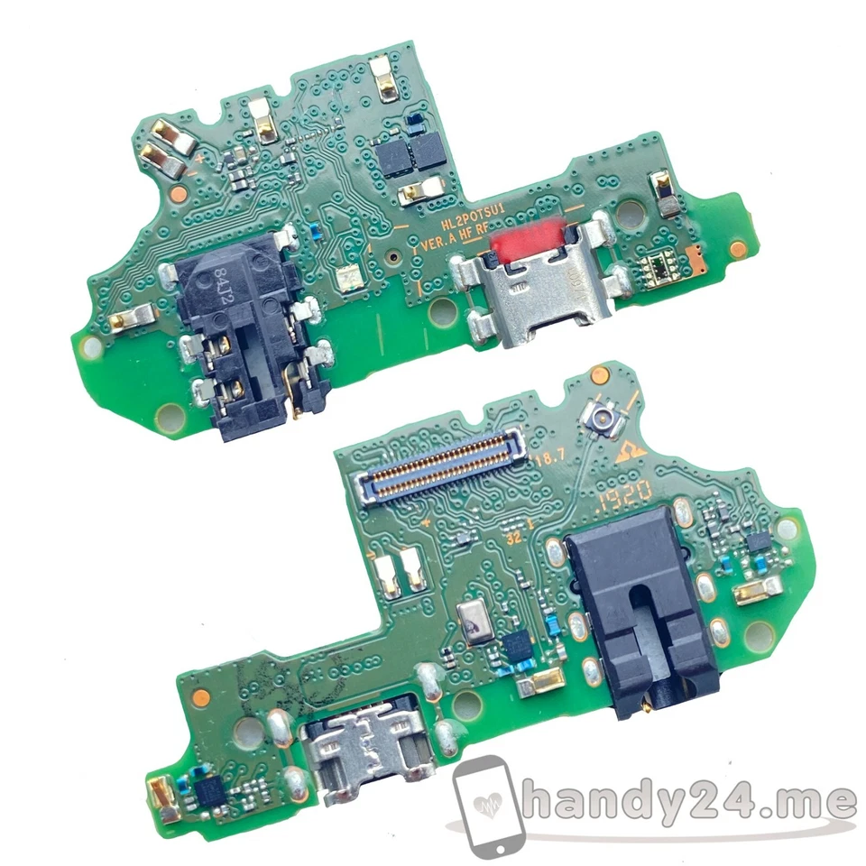 HANDY24.ME Ladebuchse Für Huawei P smart 2019 Flex USB Connector Buchse Microphone USB