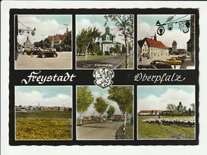 FREYSTADT / Opf....,6 Ans. u.a. Wallfahrtskirche, Markt m. Rathaus....col AK - Picture 1 of 2