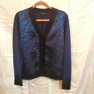 Cárdigan TARTÁN ROSA 100 % LANA MERINO $395 Talla L Foto 1 de 4