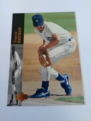 1994 Upper Deck Baseball Card #345 Travis Fryman Detroit Tigers - Image 1 of 2