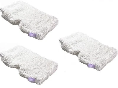 3 Euro-Pro Shaggy Microfiber Pads For Shark Steam Pocket Mop 7" x 16.5" (No Pkg) - Image 1 of 4