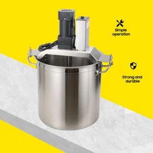 Frullatore automatico per alimenti 20-100 kg pentola calda fondo zuppa salsa agitatore friggitrice - Foto 1 di 13