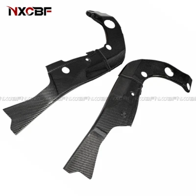 Cubierta de cuadro principal lateral de fibra de carbono Yamaha R6 2017-2020 chasis carenado cubierta Foto 1 de 4