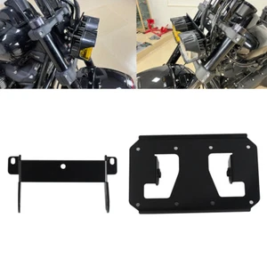 BAJA LED Headlight Bracket System Modular Mount Combo Kit For Harley Fat Bob 18+ - Picture 1 of 9