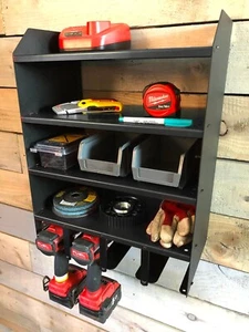 Wall Mount Power Tool Storage Shelf Cordless Drill Driver Rack Tidy Organiser - Picture 1 of 4