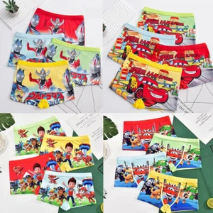 4Pack Boys Spiderman Boxers Kids Pants Underwear Brief Shorts Age 2-8 Years - Picture 1 of 17