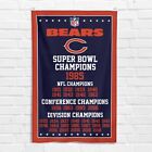 For Chicago Bears 3x5 ft Banner Da Bears C NFL Super Bowl Champions Flag