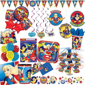 DC Superhero Birthday Party Supplies- Choose your product from the drop down box - Picture 1 of 38