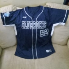 MiLB Wilmington Blue Rocks Baseball Jersey #52 Size 42 Stitched Clutch Apparel