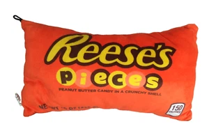 Reese's Pieces Candy Hersheys Basic Fun Novelty Pillow Orange 12"x18" Polyester - Picture 1 of 10