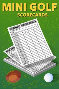 Mini Golf ScoreCards: 120 Score Sheets for Mini Golf Players, Miniature Golf Sco - Afbeelding 1 van 1