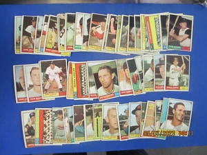 59 diff. 1961 Topps Baseball lower grade from # 4 - # 126 - Picture 1 of 8