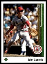 1989 Upper Deck #625 John Costello Rookie St. Louis Cardinals