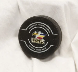 Official Game Puck, Colorado Eagles, Hockey, schwarz, Inglasco - Bild 1 von 9
