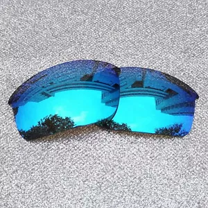 2 Sets of Ice Blue Polarized Replacement Lenses For-Oakley Flak Jacket XLJ Frame - Picture 1 of 5