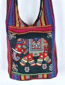 Tote Bag Sling Shoulder Cross Body Yaam Gypsy Handbag Bohemian Unisex TB P56 - Picture 1 of 5