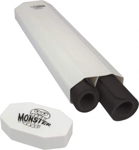 Dual Playmat Tube - Monster Protectors Prism-Shaped Play Case Mat, White - Picture 1 of 5
