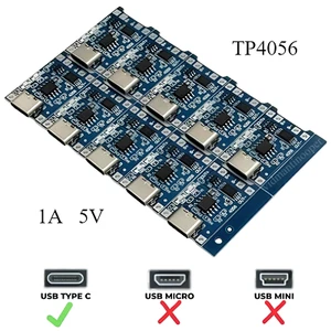 10 X TP4056 USB-C 5V 1A 18650 Lithium Li-Ion Micro Battery Charger Module Solar - Picture 1 of 6