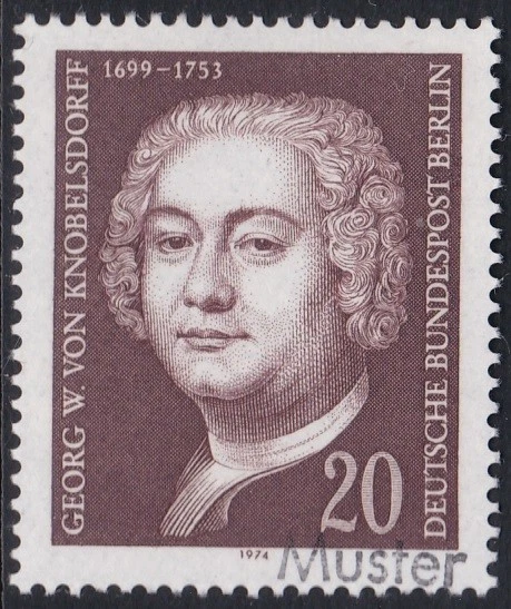 Specimen, Berlin Sc9N344 Architect Georg W. von Knobelsdorff (1699-1753) - Image 1 of 1