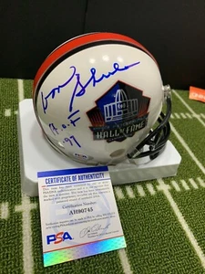 DON SHULA SIGNED HALL OF FAME MINI HELMET PSA COA HOF 1993 MIAMI DOLPHINS - Picture 1 of 3