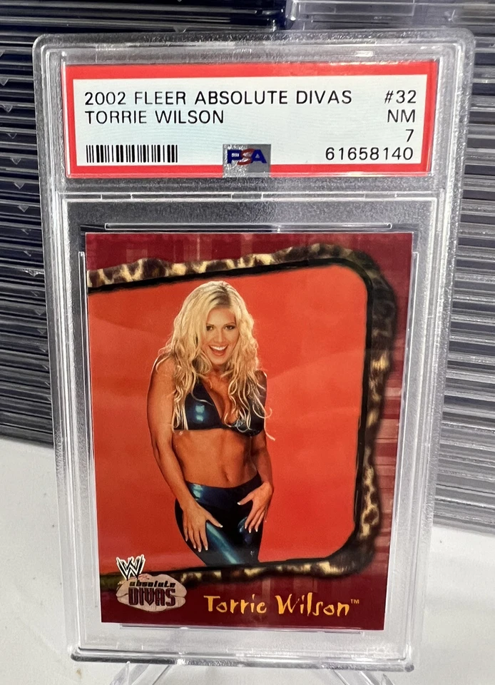 torrie wilson 2002 fleer Wwe absolute divas #32 psa 7 pop 3 - Image 1 of 4