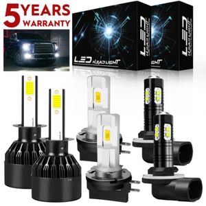 FOR HYUNDAI SONATA 2009 2010 6x LED Headlight Kit High Low Beam Fog Light Bulbs - Picture 1 of 19