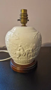 Wedgwood Fox Hunting and Horse Lamp Rare - Picture 1 of 6