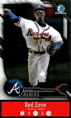 2016 Bowman - #BCP110 Ozzie Albies NM/NM+ - Image 1 of 2