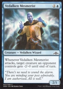 3X VEDALKEN MESMERIST 057/259 GUILDS OF RAVNICA MTG MAGIC LP X3 - Picture 1 of 1