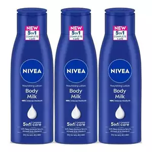 Nivea 5-in-1 Nourishing Lotion - Body Milk Complete Care, 6.76oz (Pack of 3) - Picture 1 of 6