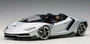 79116 AUTOart 1:18 Lamborghini Centenario Roadster Argento Metallico Opaco - Foto 1 di 8