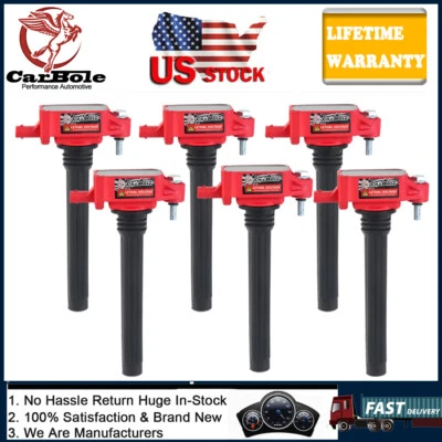 Juego de 6 bobinas de encendido UF-648 para Dodge Durango Challenger Avenger V6 3,6 L Foto 1 de 4