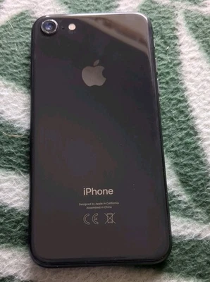 Apple iPhone 8 black 64GB new screen , battery and screen p Grade A/ B  - Image 1 of 4