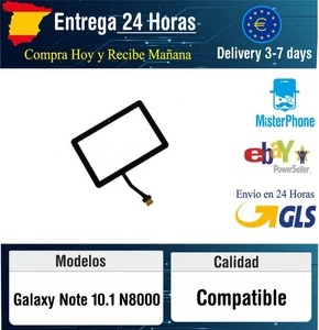Pantalla Tactil Digitalizador Para Samsung Galaxy Note 10.1 N8000 Negro - Imagen 1 de 2