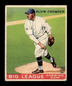 1933 Goudey (R319) #95 Alvin Crowder - GOOD - Picture 1 of 2