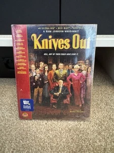 KNIVES OUT (4K UHD, Blu Ray) STEELBOOK Best Buy Limited Ed - Craig - De Armas - Picture 1 of 4