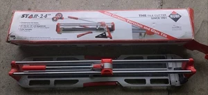 TAGLIAPIASTRELLE RUBI STAR 24" STRAPPO, CONDIZIONI USATO -righello mancante - Foto 1 di 7